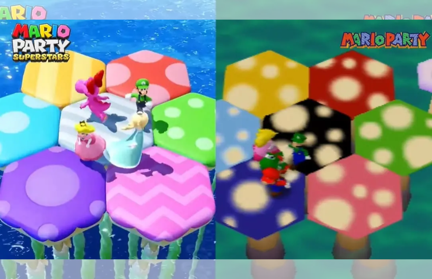 Mario Party Superstars vs Super Mario party